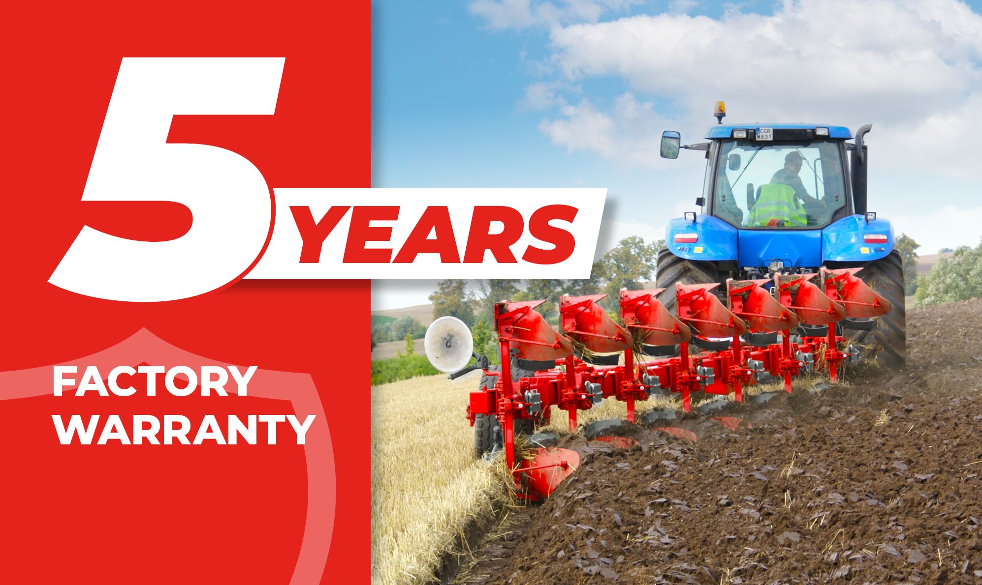 5 years Factory Warranty