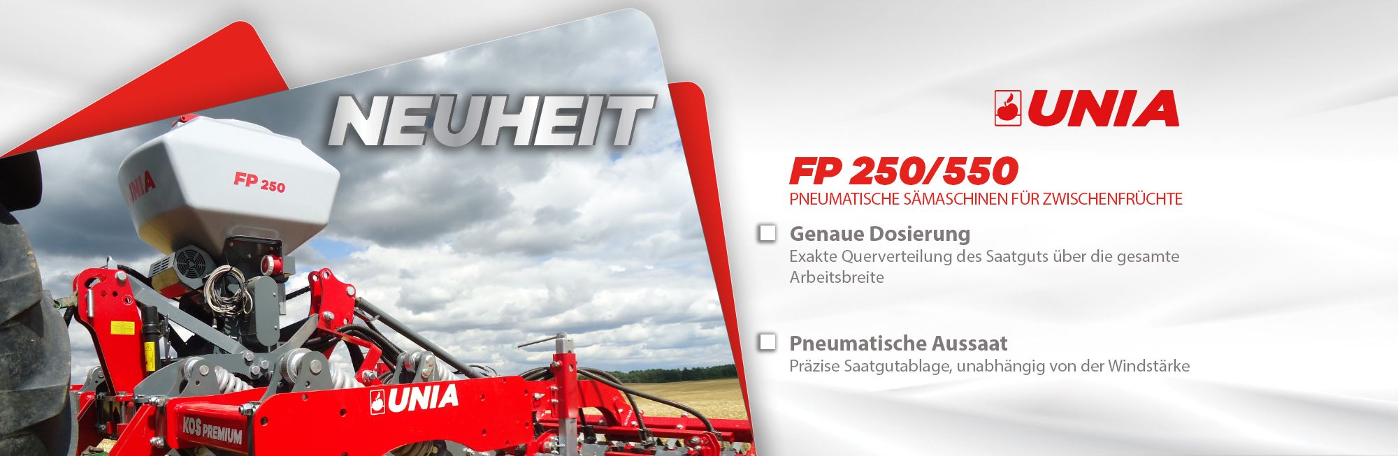 Fenix G - Pneumatische Samaschine